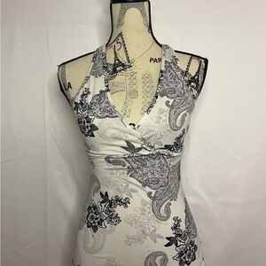 Floral Paisley Halter Top